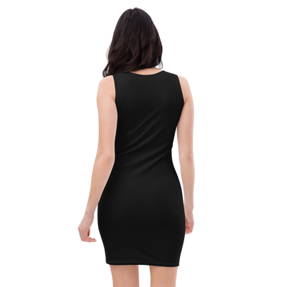 'Natural Fern' Blk Dress