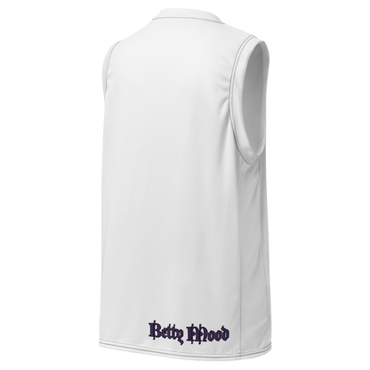 Basketball Tank 'White/Purple'