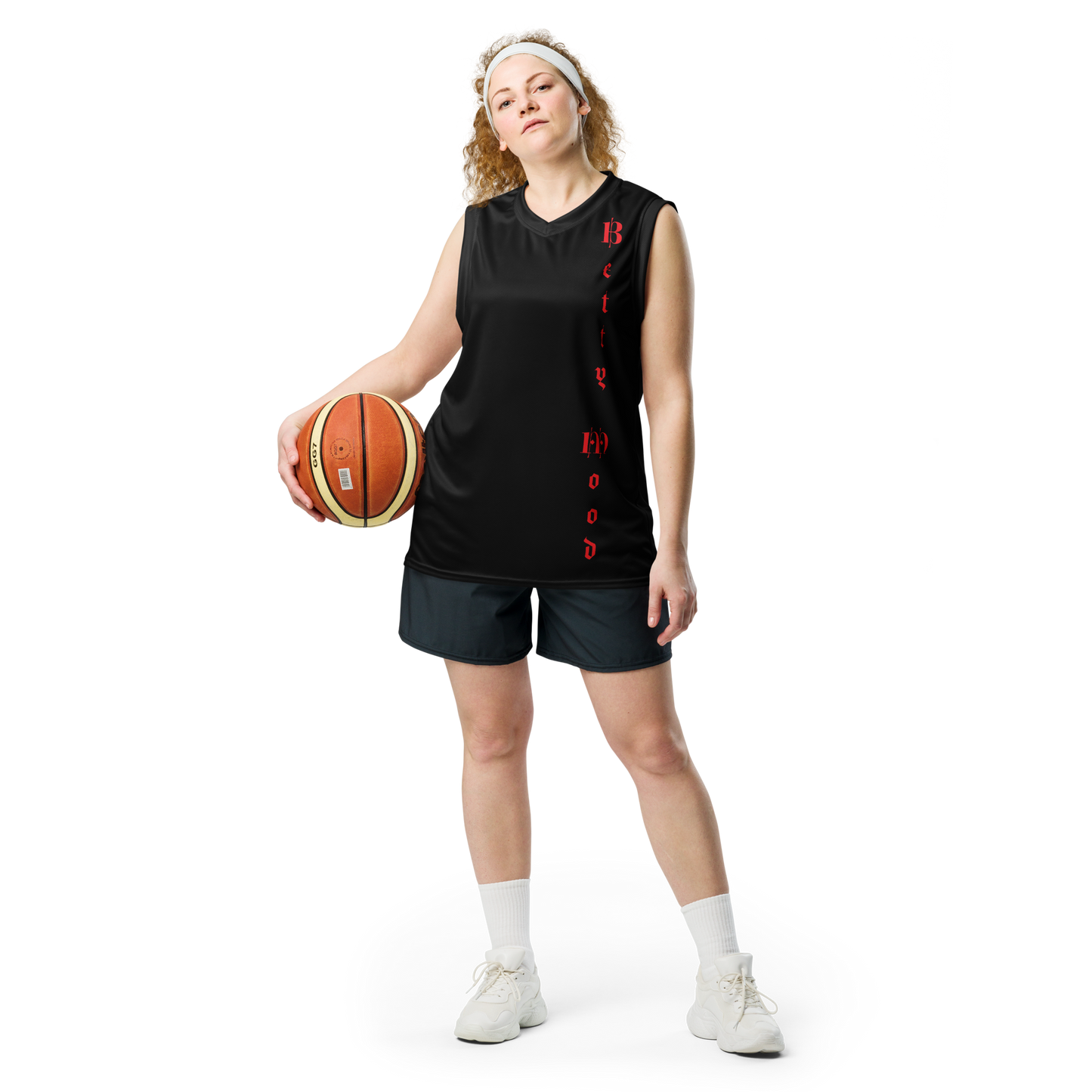 Recycled unisex basketball jersey