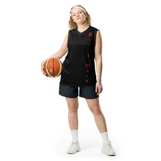 Recycled unisex basketball jersey