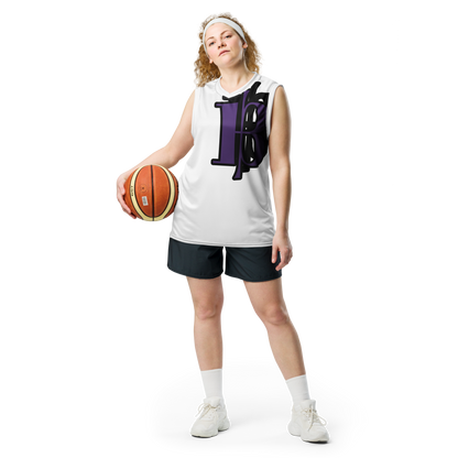 BBall Tank 'White/Purple'