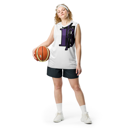 BBall Tank 'White/Purple'