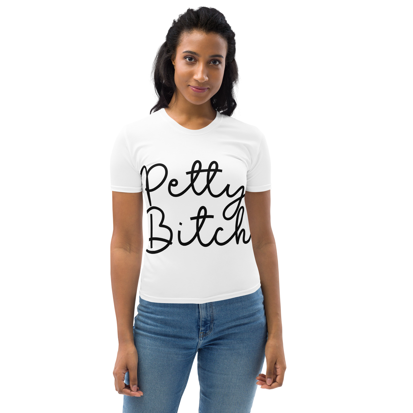 'Petty Bitch' Elegant Wte Tee