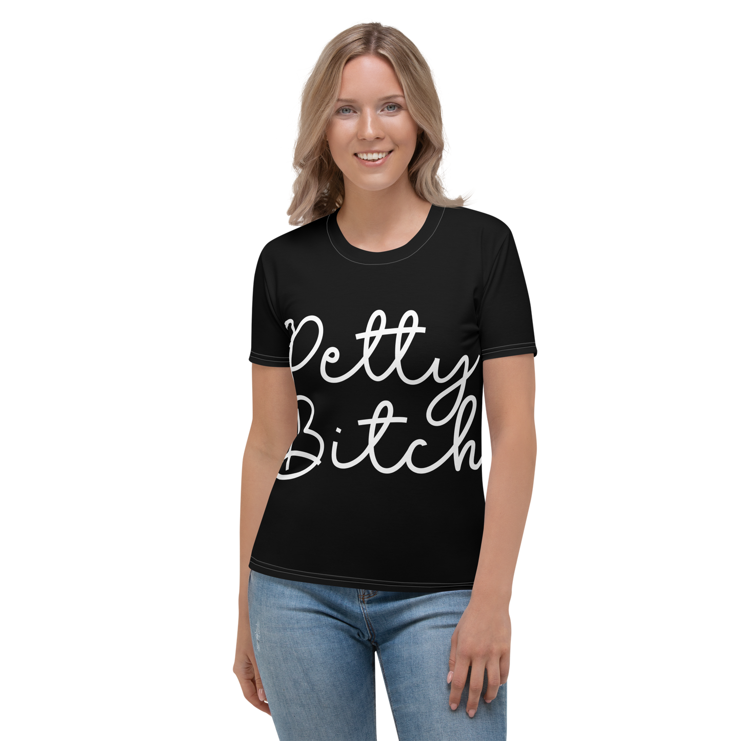 'Petty Bitch' Elegant Blk Tee