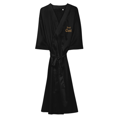 'Tired Cunt' Satin robe