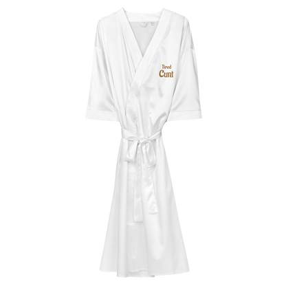 'Tired Cunt' Satin robe