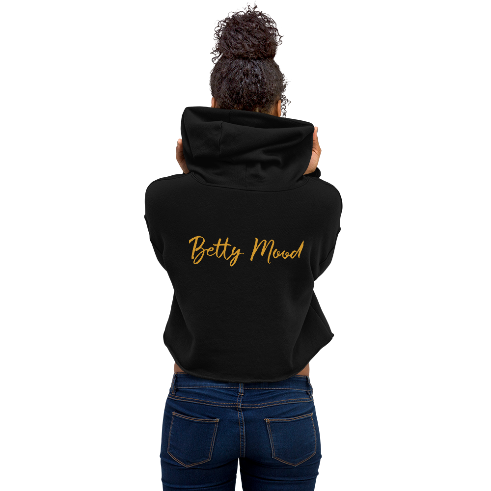 'Gold Class' 'Betty Mood Classic' Cropped Hoodie