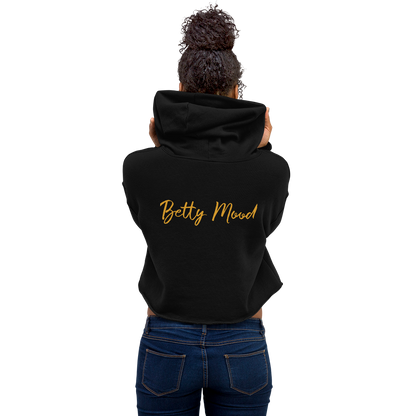 'Gold Class' 'Betty Mood Classic' Cropped Hoodie