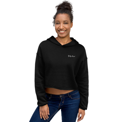 'Basic Bitch' 'Betty Mood Classic' Cropped Hoodie