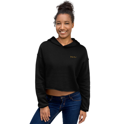 'Gold Class' 'Betty Mood Classic' Cropped Hoodie