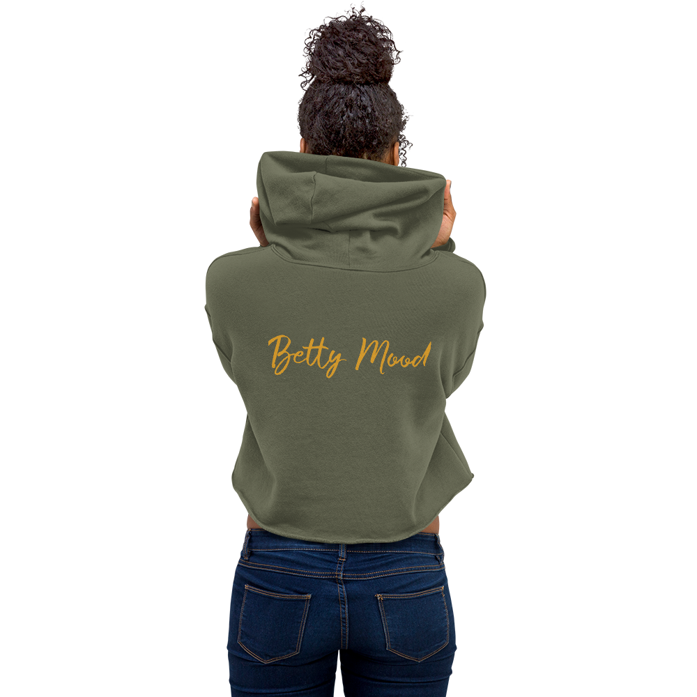 'Gold Class' 'Betty Mood Classic' Cropped Hoodie