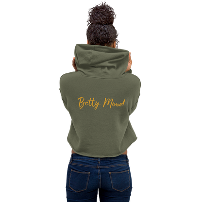 'Gold Class' 'Betty Mood Classic' Cropped Hoodie