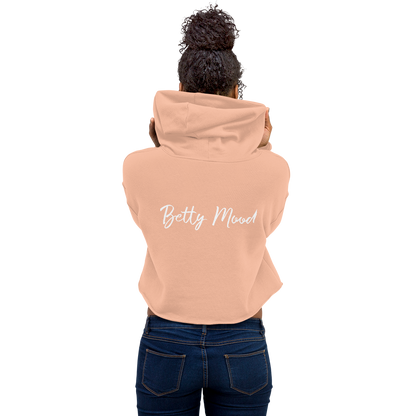 'Basic Bitch' 'Betty Mood Classic' Cropped Hoodie