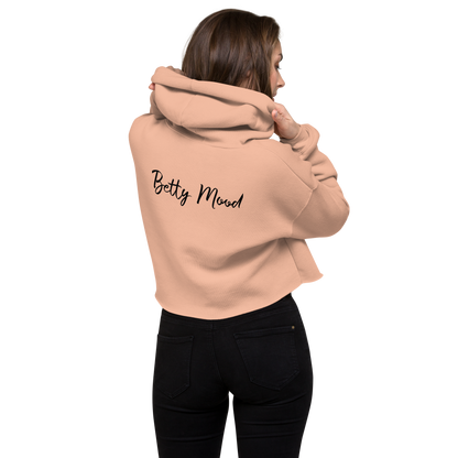 'Standard Bitch' 'Betty Mood Classic' Cropped Hoodie