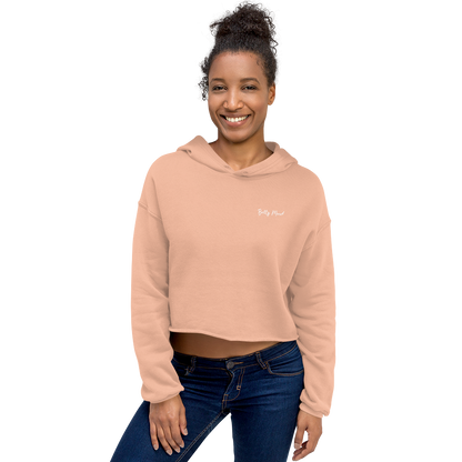 'Basic Bitch' 'Betty Mood Classic' Cropped Hoodie