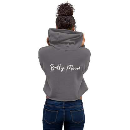 'Basic Bitch' 'Betty Mood Classic' Cropped Hoodie