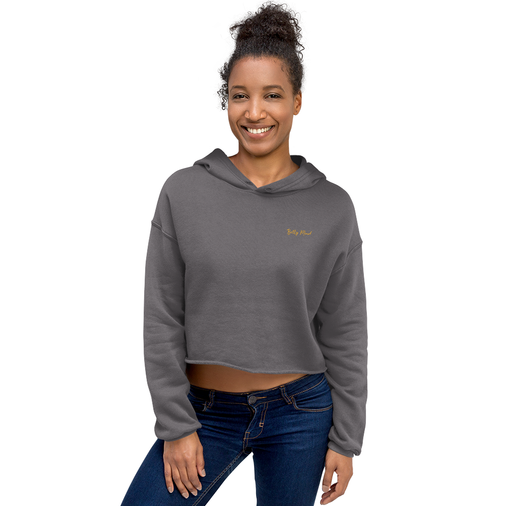 'Gold Class' 'Betty Mood Classic' Cropped Hoodie