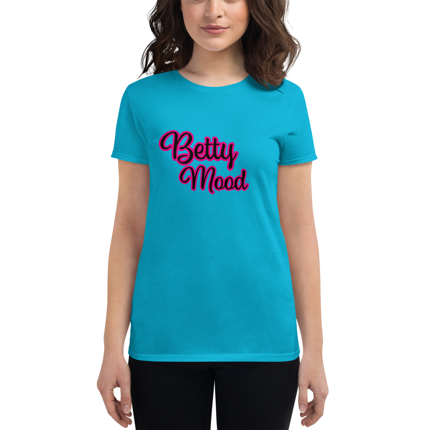 'Betty Mood Neon Pink' Tee