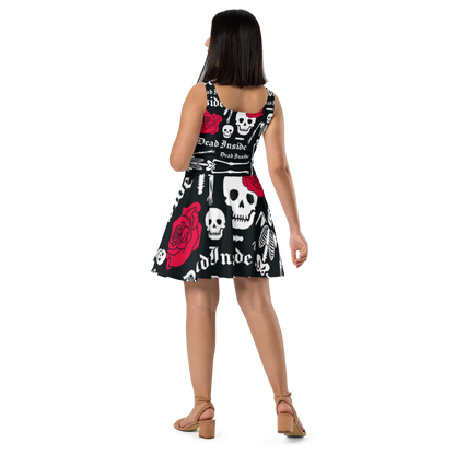 'Dead Inside' Skater Dress