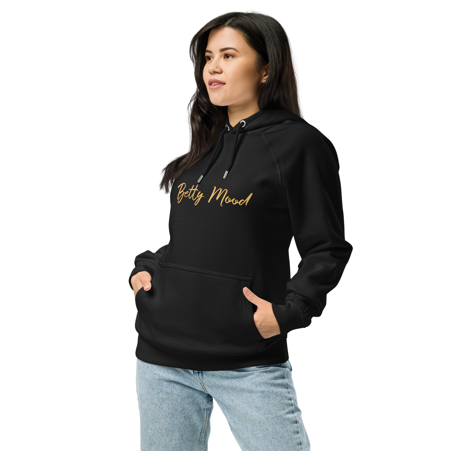 'Betty Mood Gold Class' Eco Raglan Hoodie