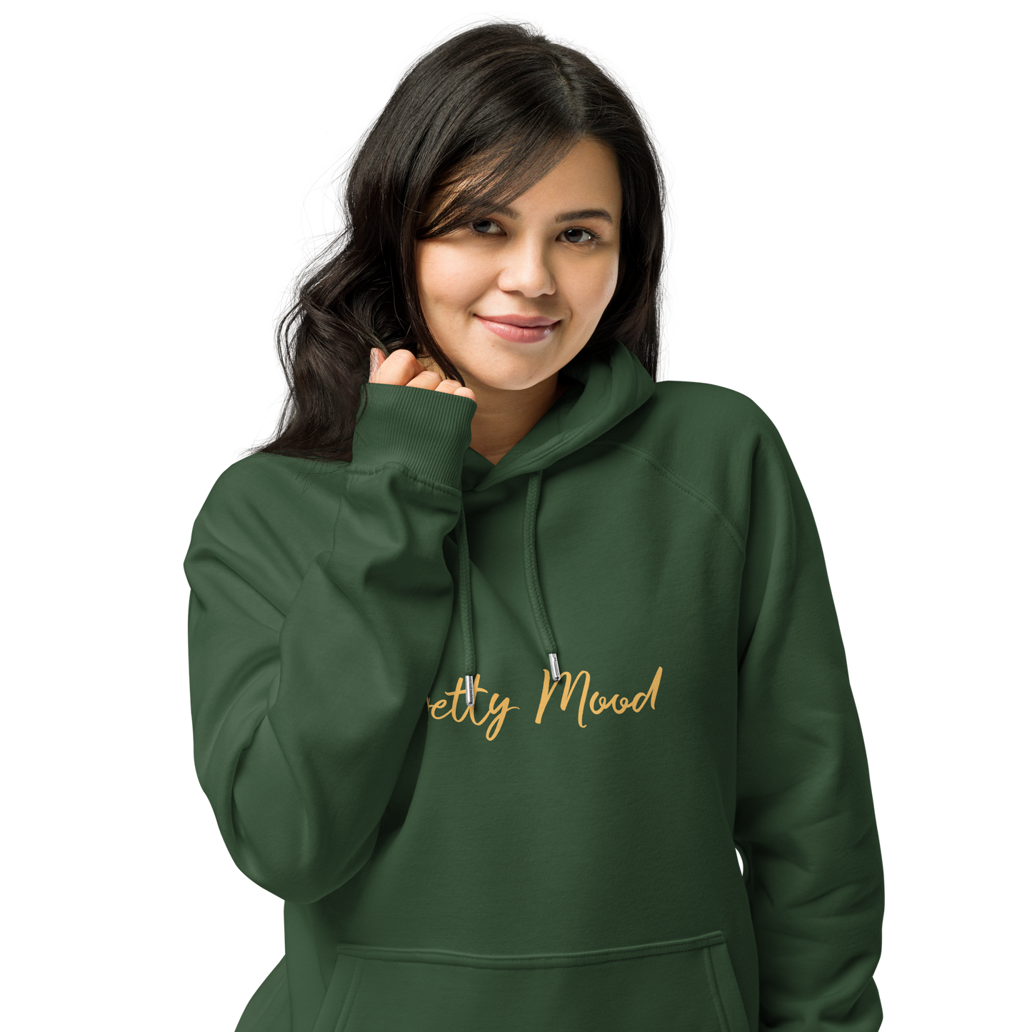 'Betty Mood Gold Class' Eco Raglan Hoodie