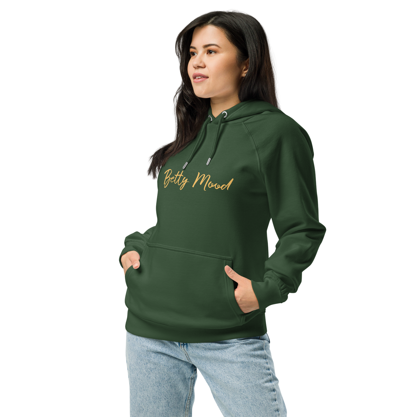 'Betty Mood Gold Class' Eco Raglan Hoodie