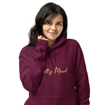 'Betty Mood Gold Class' Eco Raglan Hoodie