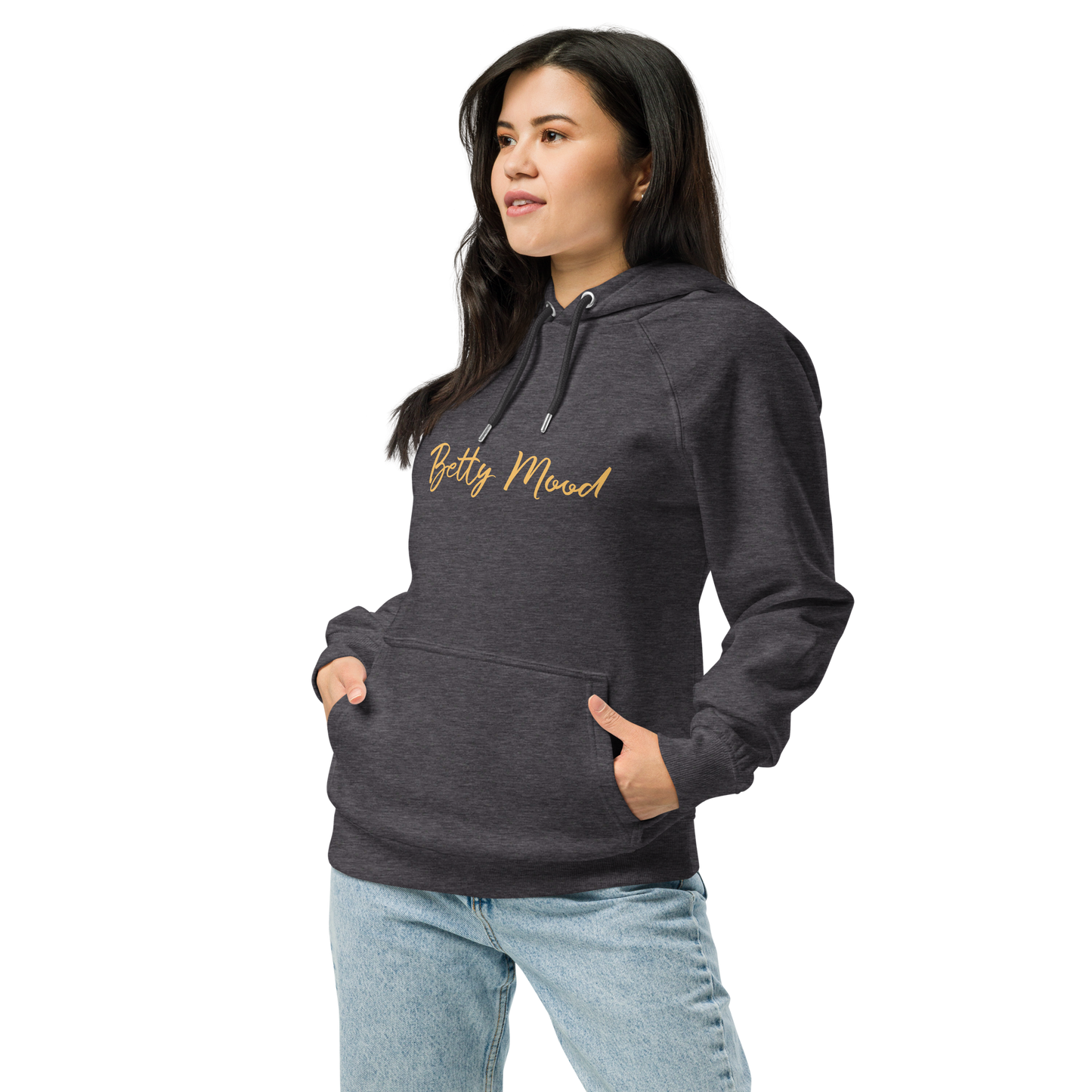 'Betty Mood Gold Class' Eco Raglan Hoodie