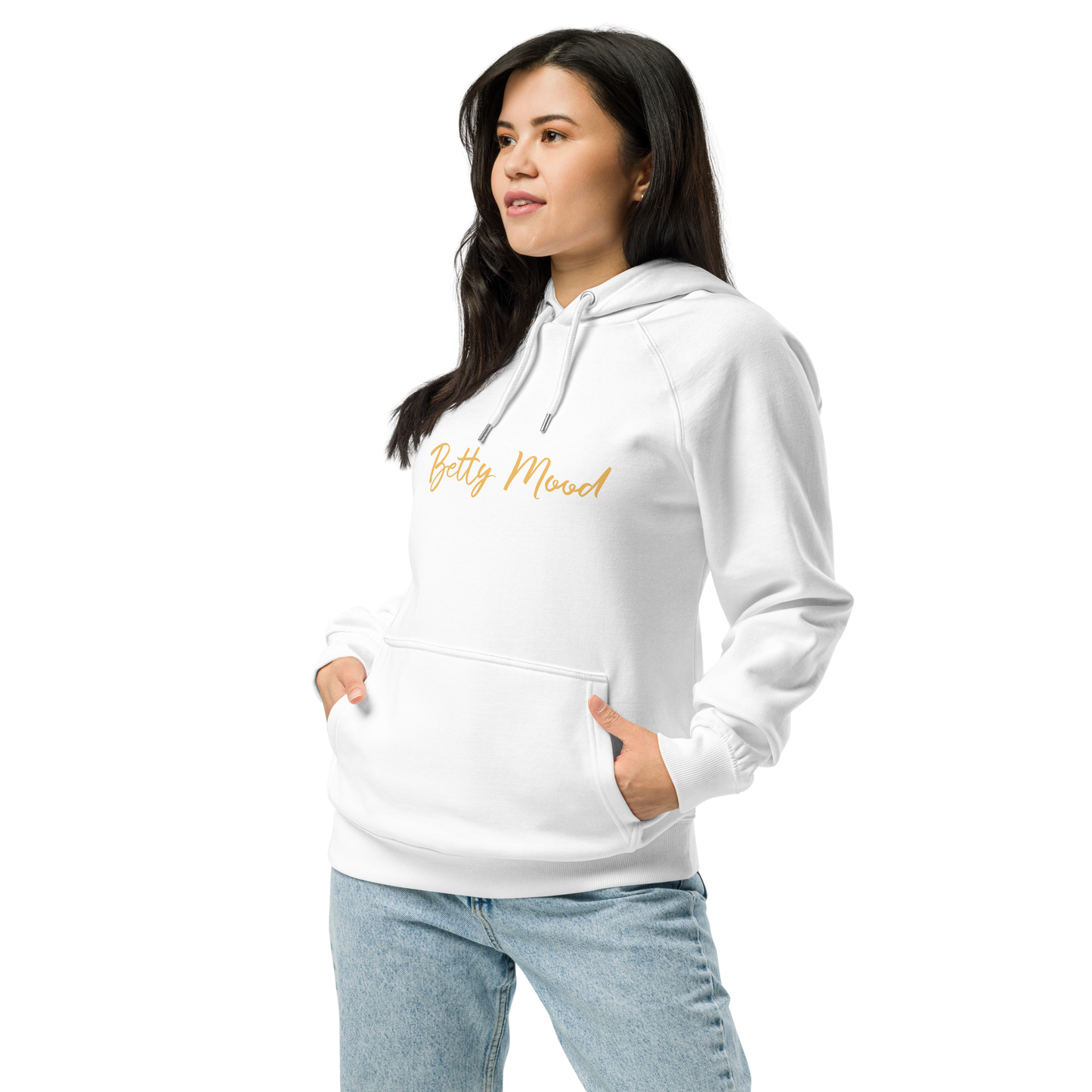 'Betty Mood Gold Class' Eco Raglan Hoodie