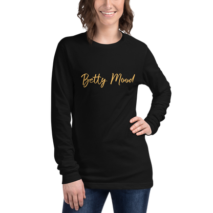 'Betty Mood Gold Class' Long Sleeve Tee