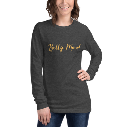 'Betty Mood Gold Class' Long Sleeve Tee