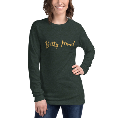 'Betty Mood Gold Class' Long Sleeve Tee