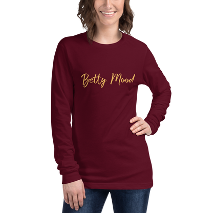 'Betty Mood Gold Class' Long Sleeve Tee