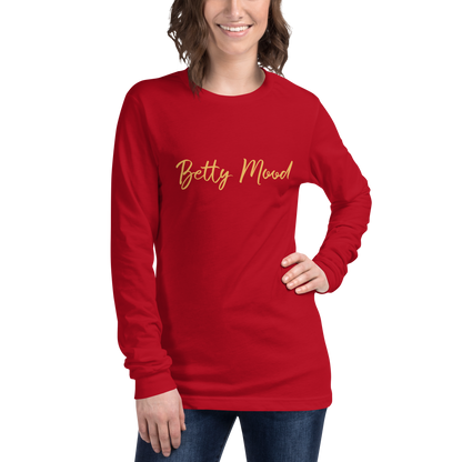 'Betty Mood Gold Class' Long Sleeve Tee