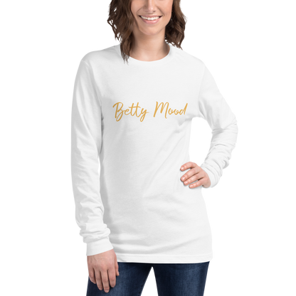 'Betty Mood Gold Class' Long Sleeve Tee