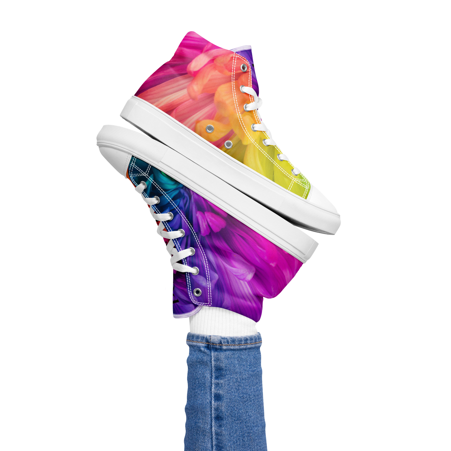 'Rainbow B!tch' High Tops