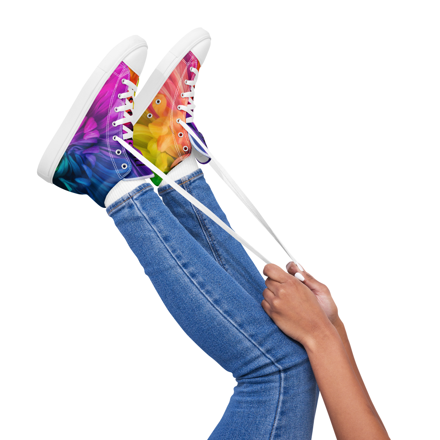 'Rainbow B!tch' High Tops